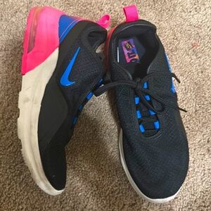 Nike Air Max motion 2 women’s sneakers black/pink/blue size 8